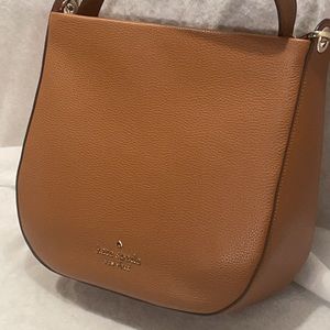 ⭐️SALE⭐️Kate Spade Lexi Pebbled Leather Shoulder Bag. “Warm Gingerbread”